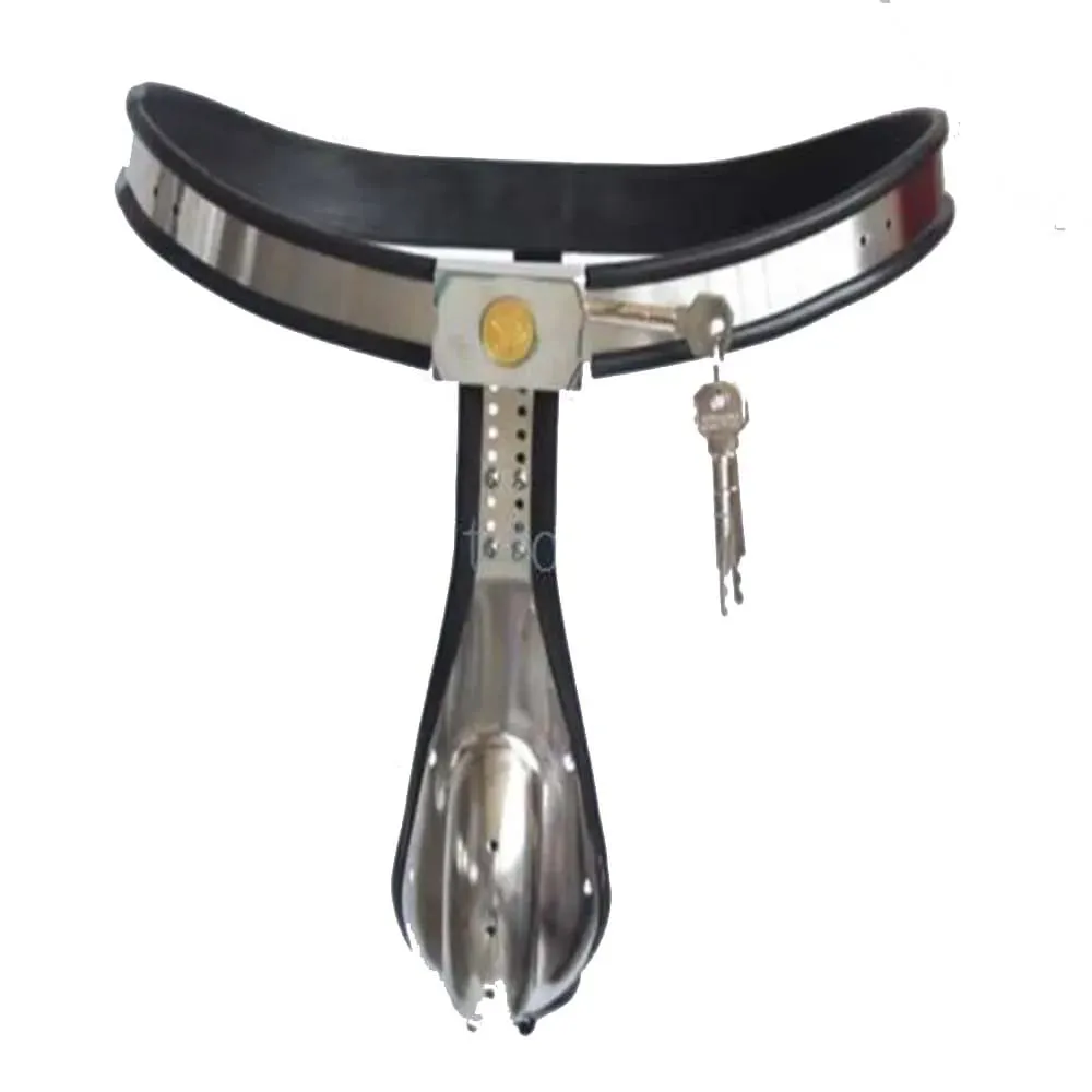 Manyjoy Stainless Steel Male Lockable Chastity Belt with Hole Anal Plug Beads Metal Underwear BDSM Cock Cage Device Sex Toys Men — image 3