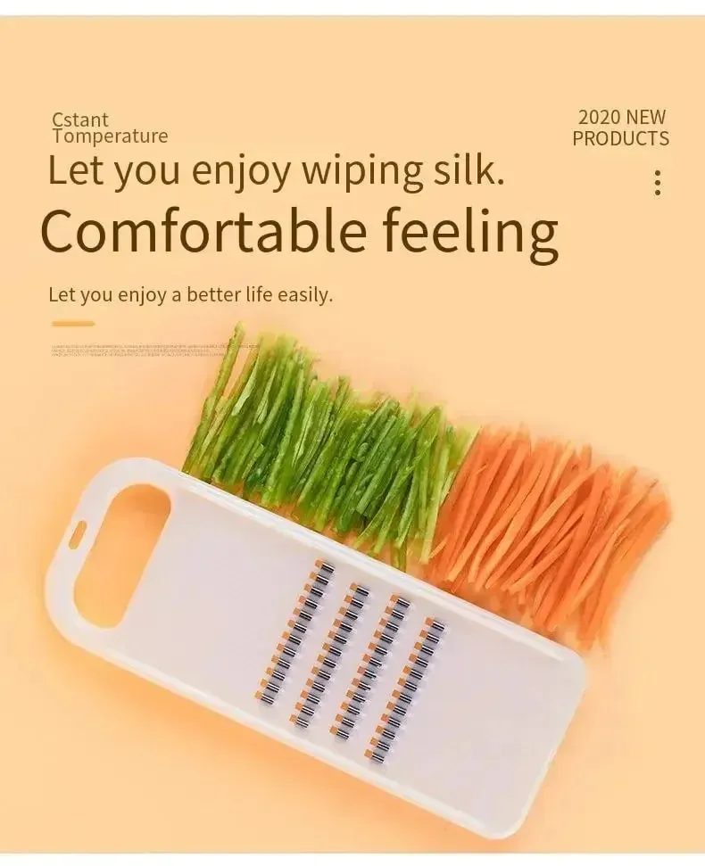 강판 야채 슬라이서 당근 한국 양배추 푸드 프로세서 수동 커터 주방 악세사리 용품 가정용 유용한 것들 — image 7