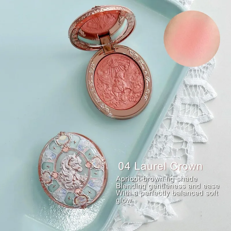 Flower Knows Multicolor Makeup Set Eyeshadow Blush Lip Gloss Summer Limited Edition Mint Green Collection Long Lasting Makeup