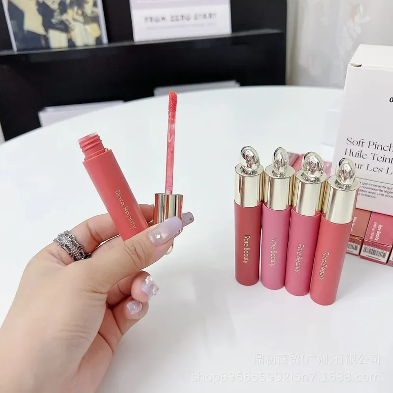 Rare Beauty Soft Pinch Tinted Lip Oil Positive Light Luminizing Lip Gloss Stay Vulnerable Glossy Lip Mirror Lip Balm Makeup Gift