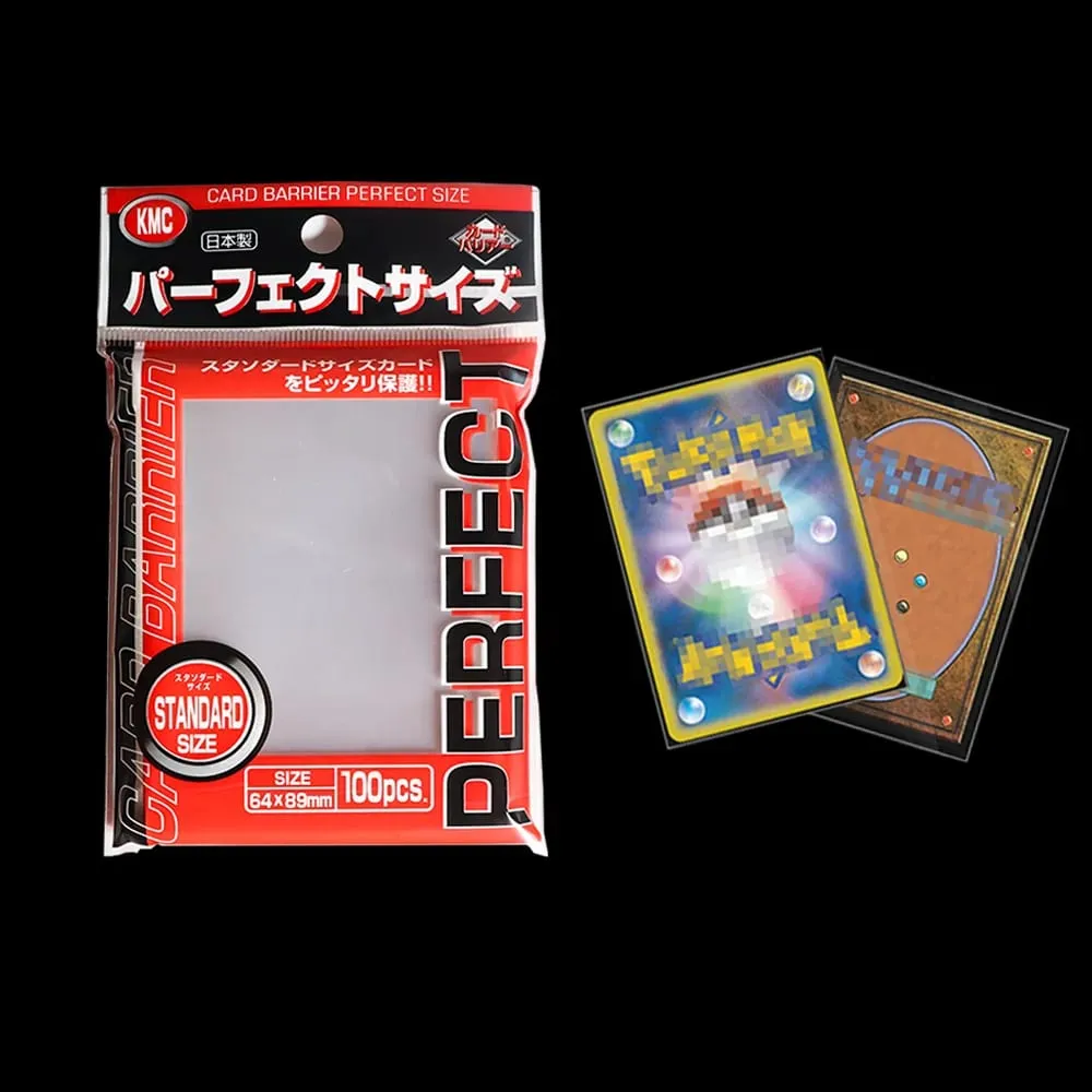 64x89mm Card Sleeve Barrier Board Game KMC Clear Pokemon Perfect Size Card Sleeves Trading Cards Fit Standard Transparent Outer — image 1
