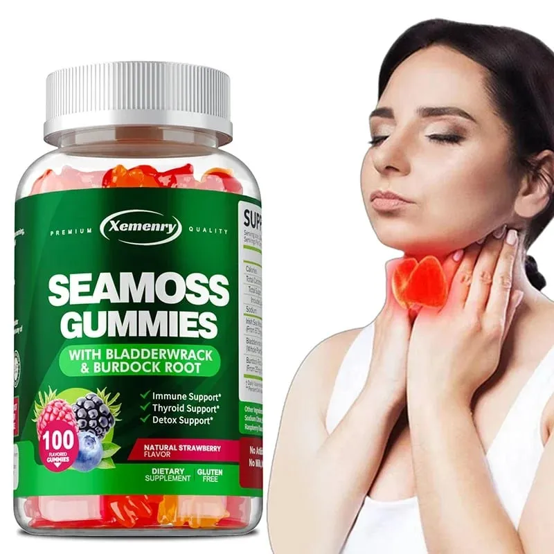 SEA MOSS Gummies - Supports Thyroid Skin Joint Health Gut Cleansing Antioxidant — image 2