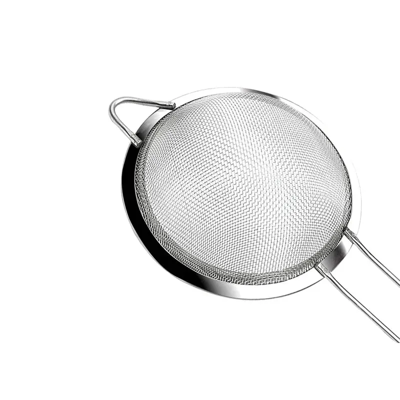 1-3Pcs Stainless Steel Wire Fine Mesh Oil Strainer Flour Colander Sieve Sifter Pastry Baking Tools Kitchen Accessories — image 4
