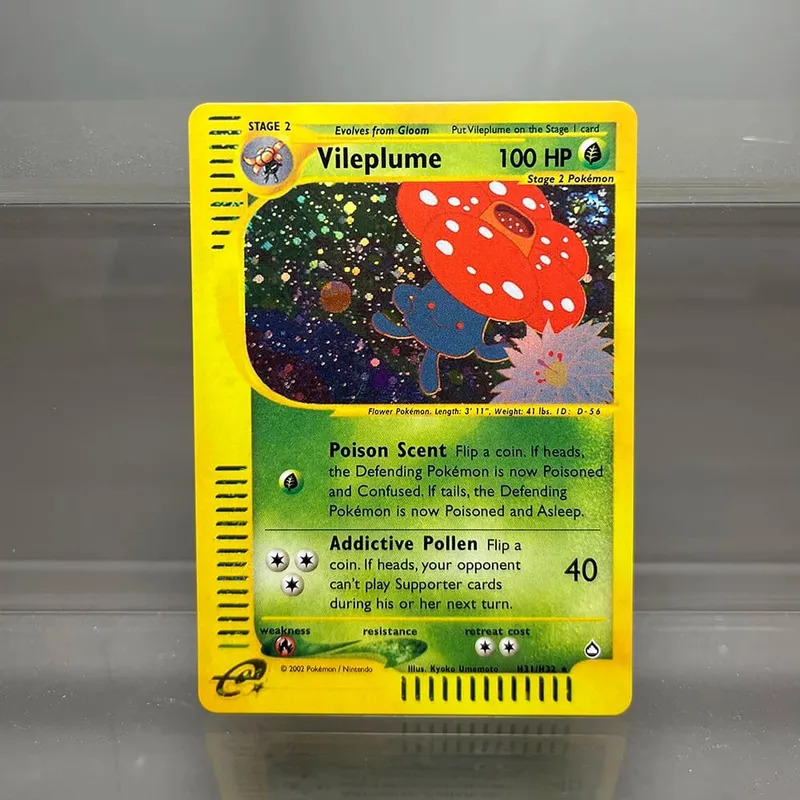 PKM-Karten Steelix Alakazam Scizor Einzelfolienkarten Raichu Slowking Game Collection-Karten PTCG-Ersatzkarten Aquapolis-Serie — image 19