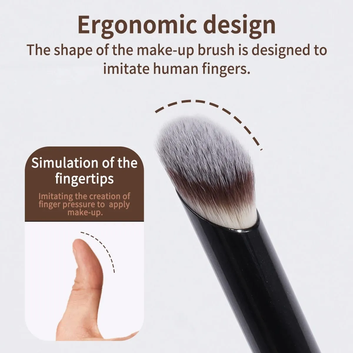 Makeup Brushes 8pcs Premium Synthetic Powder Foundation Contour Concealer Eye Shadow Blending Liner Makeup Brush Kit Tool — image 6