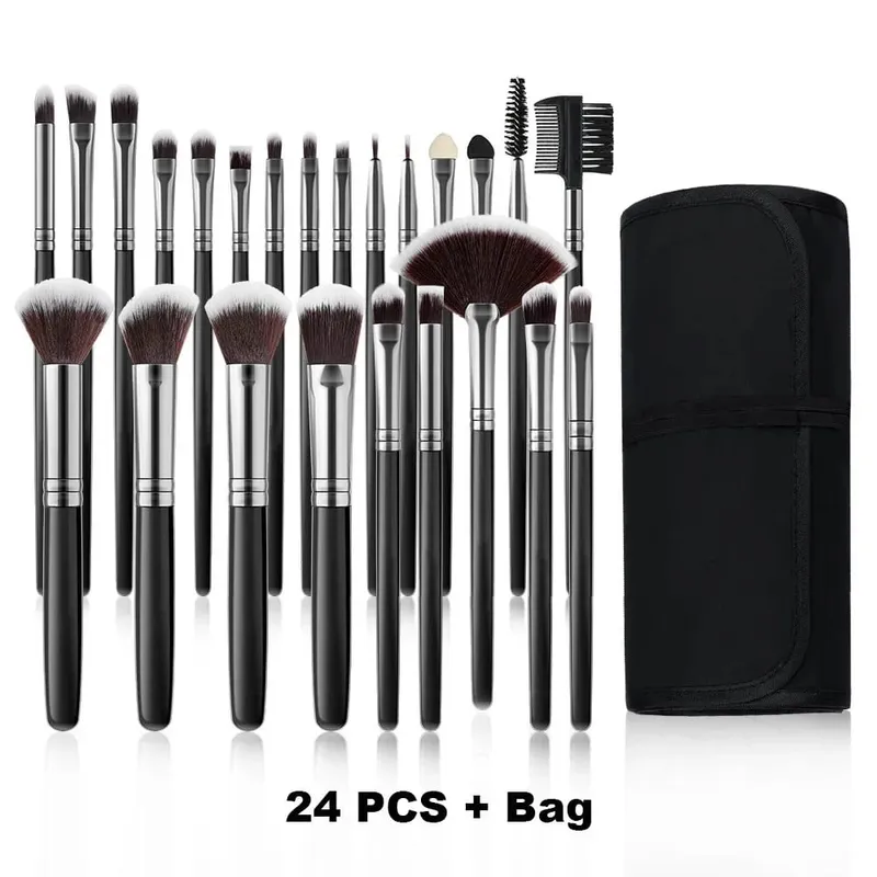 New 10/32PCS Makeup Brushes Set Soft Fluffy Powder Foundation Contour Blush Concealer Eyeshadow Blending Highlighter Beauty Tool — image 8