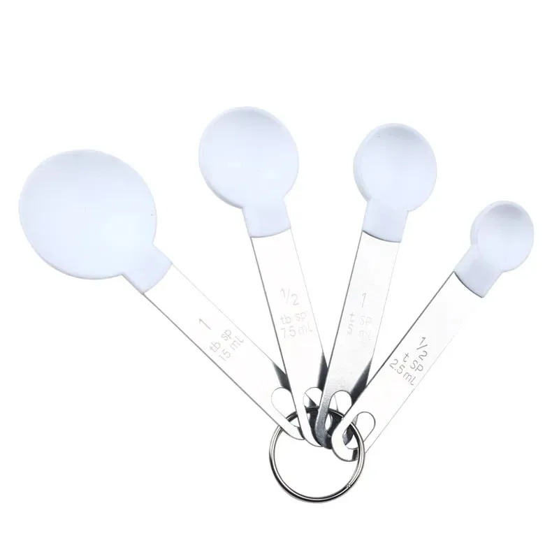 4/8PCS/Set Plastic Multi Purpose Measuring Cup Measuring Spoon Stainless Steel Handle With Graduated Measuring Baking Tools — image 16