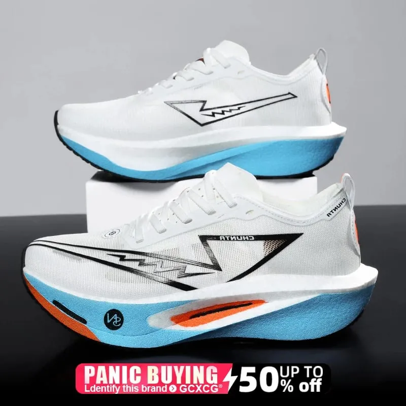 Running Shoes Carbon Board Speciality Marathon Men Sports Breathable Lightweight Women's Comfortable Nonskid Chunta Sneakers — image 5