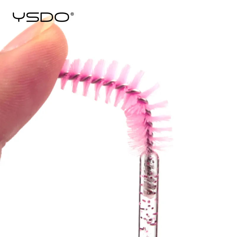 Good Quality 5/50 Pcs Crystal Eyelash Makeup Brushes Diamond Handle Mascara Wands Eyelash Extension Tools