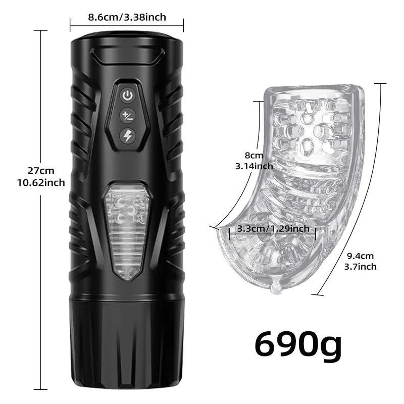 Electric Masturbation Cup Vagina Masturbator Automatic Shaking Sucking Sexy Groans Male Masturbator Pussy Adult Tools Sex Toys
