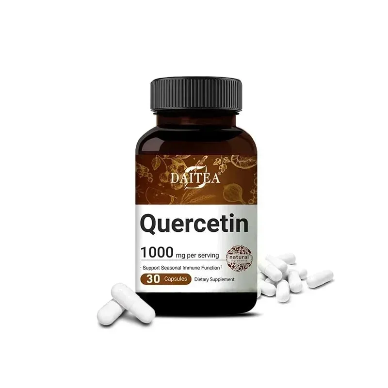 Quercetin Capsules 1000 Mg Supports Immunity Promotes Blood Circulation Metabolism Anti-oxidation Promotes Overall Health