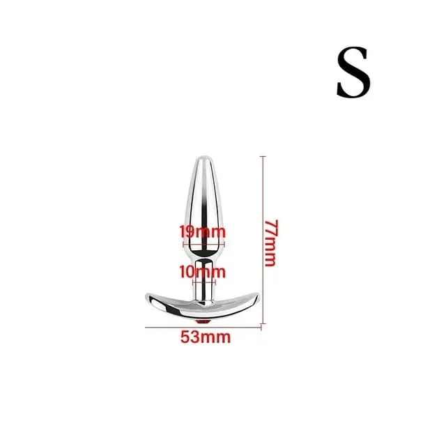 Small Size Metal Anal Beads Butt Plug Mini Rainbow Rose gold Butt Plug Crystal Jewelry Trainer Anal Dildo Masturbation Sex Toy — image 24
