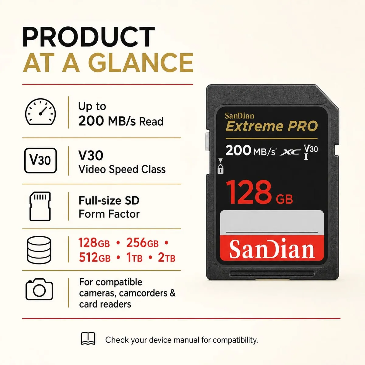 2026 Kad Memori SD Asal Baharu 128gb 256GB U3 Berkelajuan Tinggi Micro TF Kad SD Kad Flash Video 4K untuk Telefon Kamera Digital — image 6