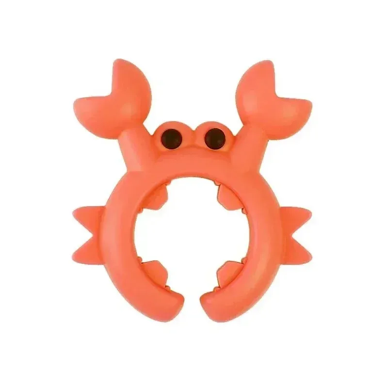 4/1PCS Silicone Spatula Rack Small Crab Anti Scalding Overflow Pot Clip Spoon Holder Clip Universal Shovel Rack Kitchen Gadget
