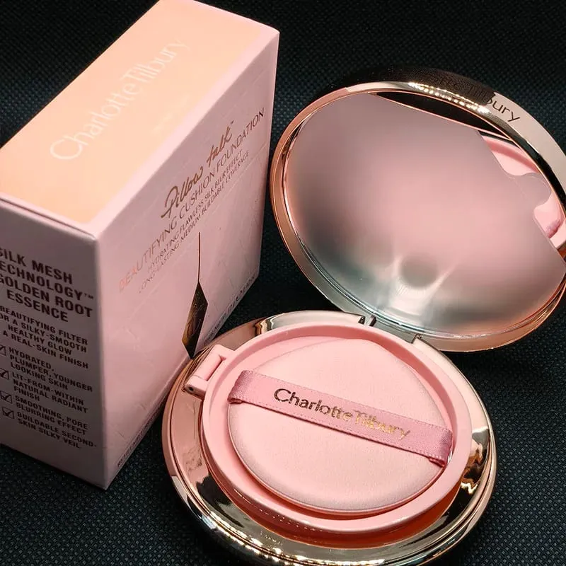Hot Sale Charlotte Fresh Breathable Shaping Spray Fine Texture Powder Small Gold Plate 2 Colors Powder Blusher Tilbury Cosmetics — image 20