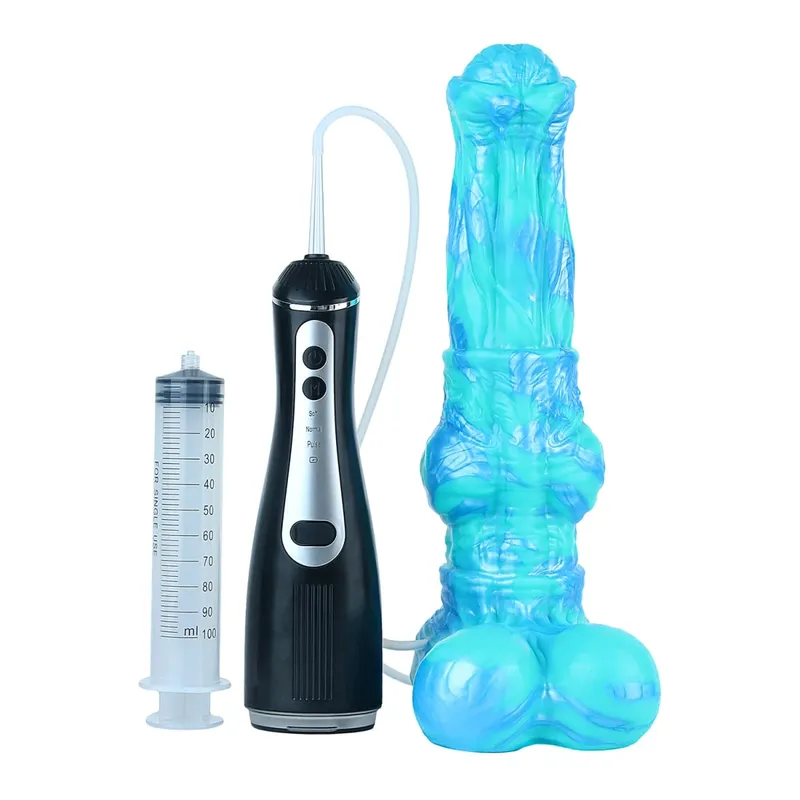 Silikonová elektrická stříkací dilda Fantasy s přísavkou Masážní přístroj prostaty Sexuální hračky s ejakulací penisu pro ženy Muži
