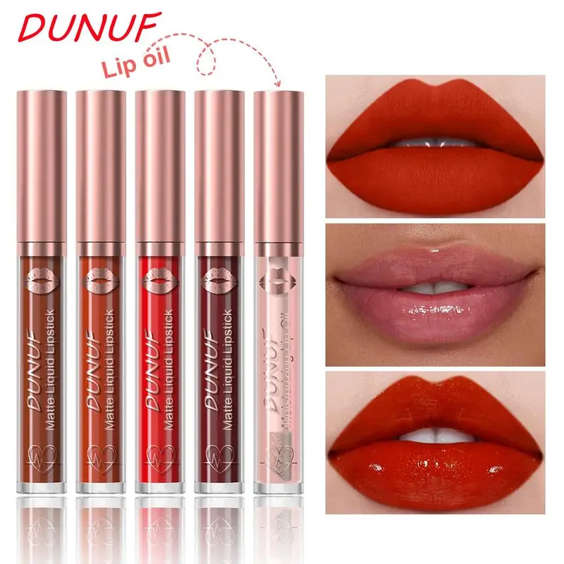 6 PCS Velvet Matte Liquid Lipstick Set Waterproof Long Lasting Nude Rose Red Lip Oil For Moisture And Shine — image 2