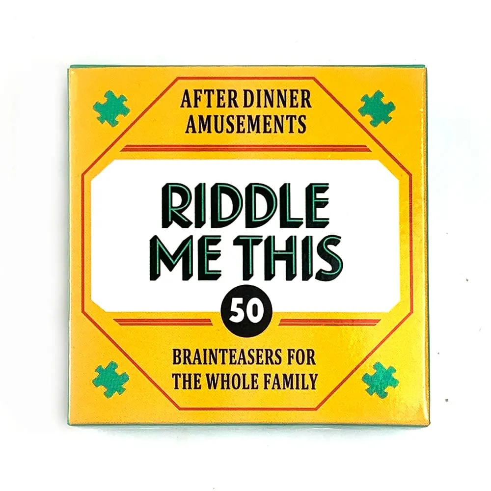 Mini Size Riddle Me This Card Game With 50 Fun Dilemmas (A Conversation Card Game Party Game For Adults And Families) — image 3