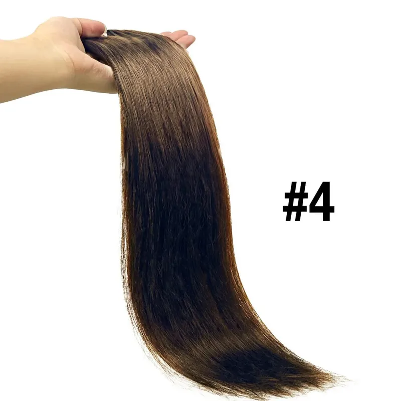 Clip In Hair Extensions #6 Chestnut Brown Double Weft Thick 120G 8Pcs Silky Straight Brazilian Clip In Human Hair Extensions — image 13