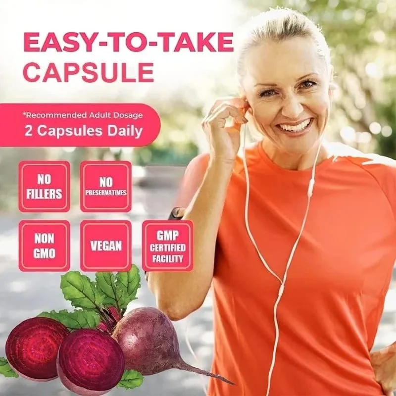 Beetroot - Supports heart and blood vessel health supports blood pressure and cholesterol levels antioxidant — image 5