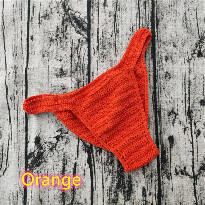 Hot Men Women Breathable Underwear Hand Crochet Low Rise Gstring Swimming Sunbathing Thong Sissy Panties Трусы Мужские — image 28