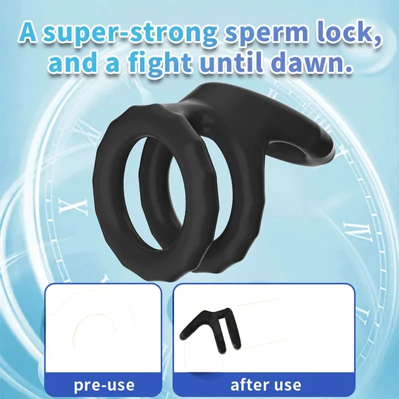 New Semen Lock Ring Upgrade Locking Ring for Men Penis Ring Delay Cock Ring Retarded Ejaculation Sex Toy Product for Gay Men 18+ — image 6