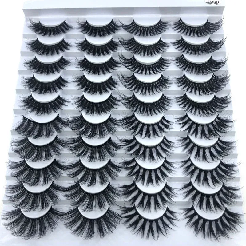 16 Pairs 3D Mink Hair False Eyelashes Natural/Thick Long Eye Lashes Wispy Makeup Beauty Extension Tools — image 18