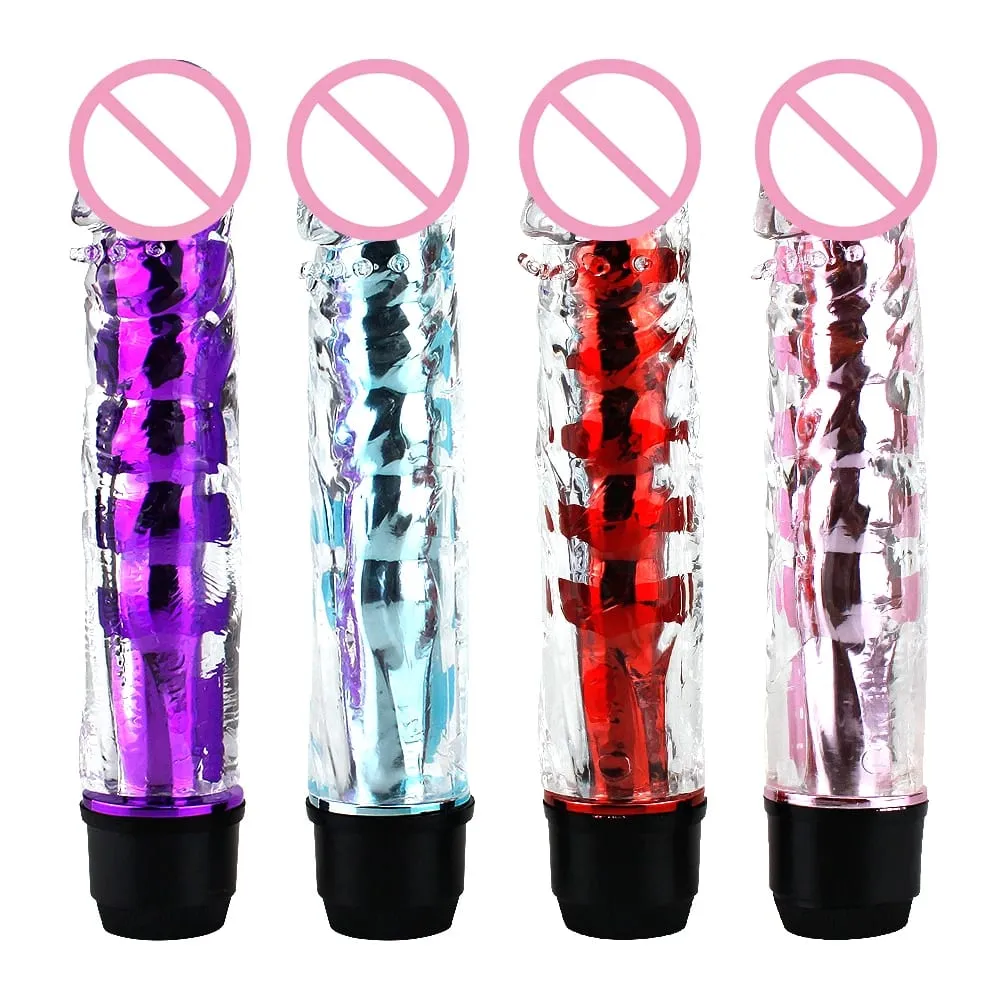 Dildo Vagina Vibrator Powerful Jelly G-Spot Anal Vibrator Massager Clitoral Bullet Vibrator Female Adult Sex Toy — image 1