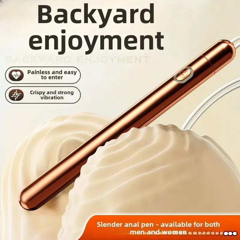 Mini Anal Vibrator Prostata Massage Sexleksak för Kvinnor Män Vibrerande Buttplug Kraftfull Klitoral Stimulator Vuxna Bullet Vibrator