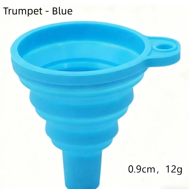 1/3/5/10 Chiếc S L Gấp Phễu Silicon Làm Đầy Chai Bếp Phễu Silicon Ốp Vật Dụng Nhà Bếp Dầu chất Độn
