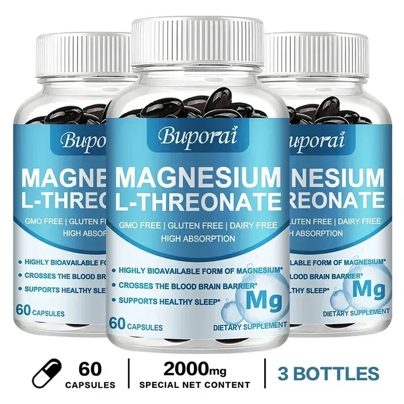 Magnesium L Threonate - Focus and Memory Enhancer Supports Nerve Function Muscle Strength Bone and Joint Health — image 10