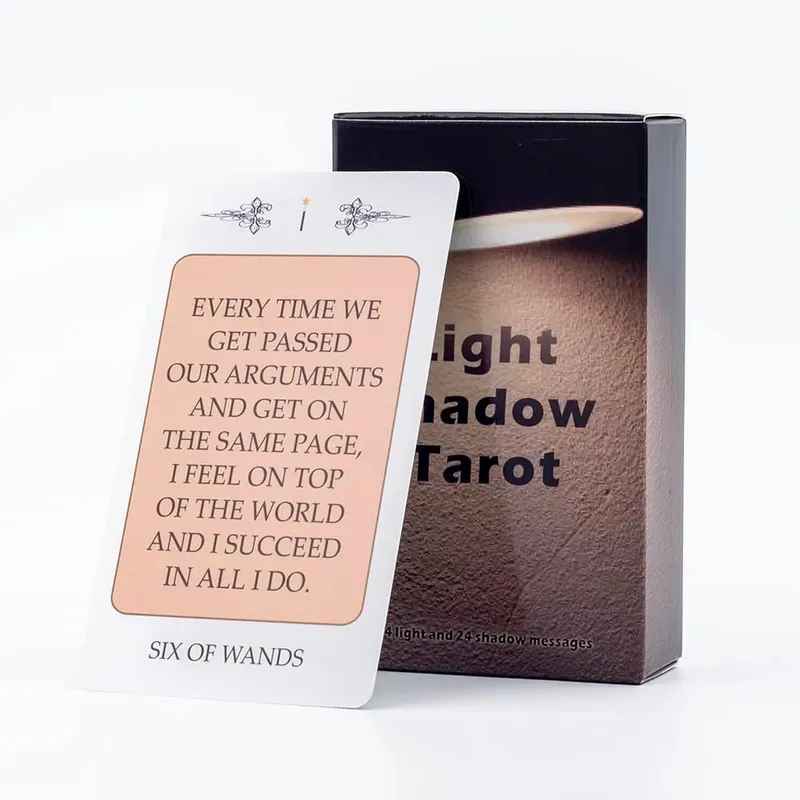 Divine Celestial Tarot Cards 78 Card Deck 10.4*6.1CM for Classmate Gathering Fortune Telling and Divination Board Playing Game
