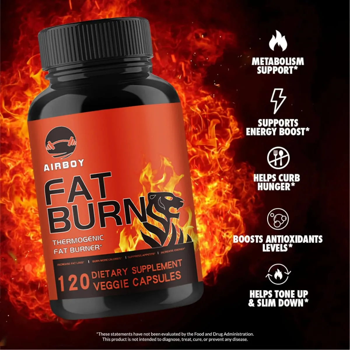 Burn-XT Fat Burner - Burn Calories Suppress Appetite Detoxify Promote Digestive Health