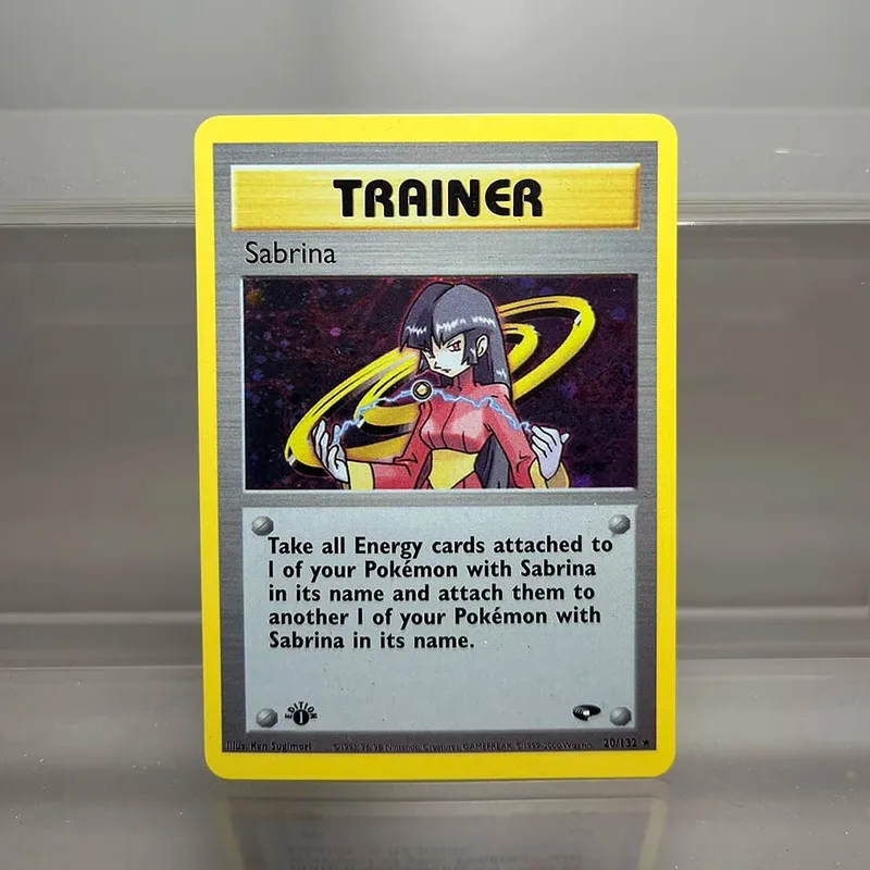 PKM Cards 1st Edition Gym Challenge 1996 Base Set Single Foil Cards Mewtwo Gengar Raichu Game Collection Cards PTCG Proxy Cards — image 22