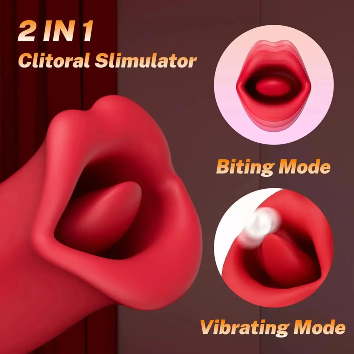 G-Punkt-Vibrator für Damen, Dildo, Zungenlecken, Saugen, Nippel- und Klitoris-Stimulator für weibliche Masturbation, echtes Gefühl, Silikon, für Erwachsene