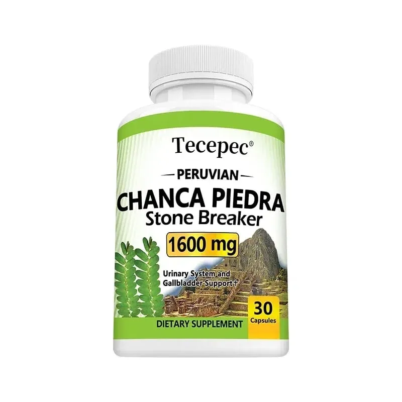 Chanca Piedra 1600 Mg - Kidney Stone Crusher Urinary Tract Support Liver Health Promote Metabolism Non-GMO 120 Capsules — image 8
