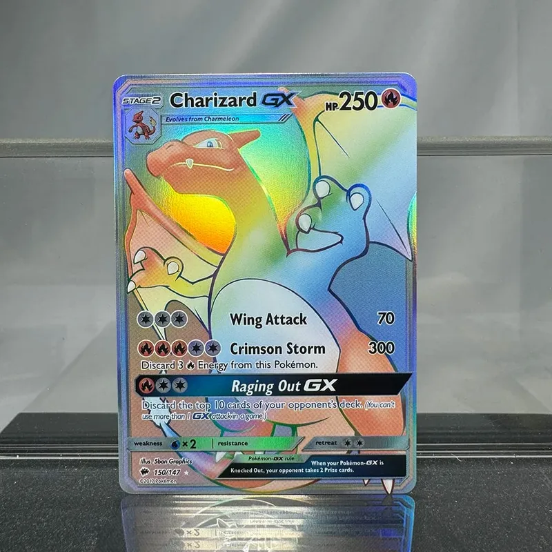 Charizard PTCG Single Collection Card 1st Edition 1996 Vmax Ex Rare Rainbow Card PKM Proxy Cards Toys Gifts — image 26