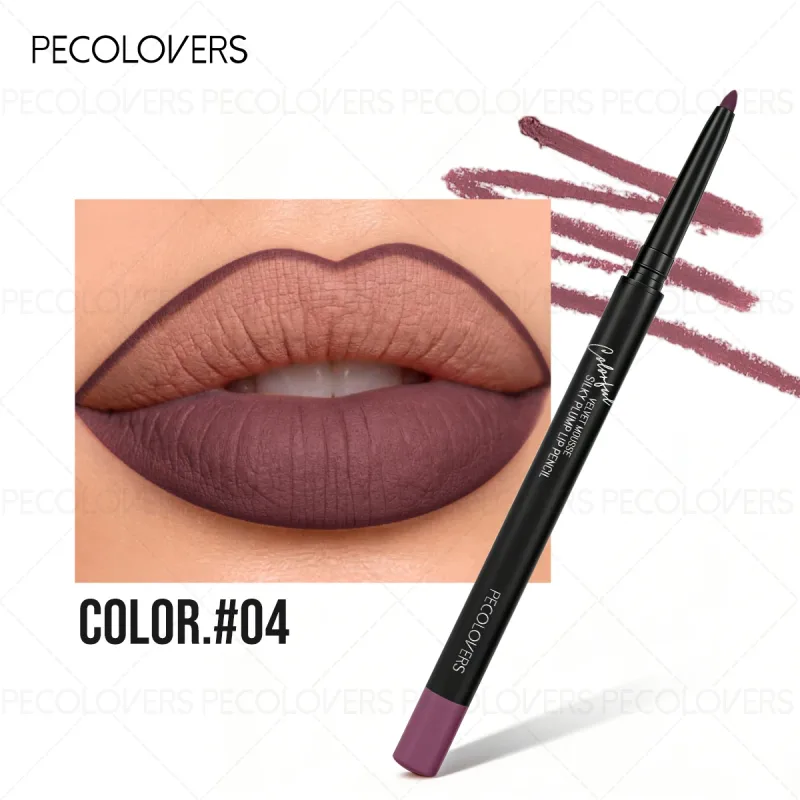 Matte Lip Liner Natural Lipstick Pen for All Light Types Accurate Defind Lip Lines Nude Pink Beige Red Tones Daily Makeup — image 15
