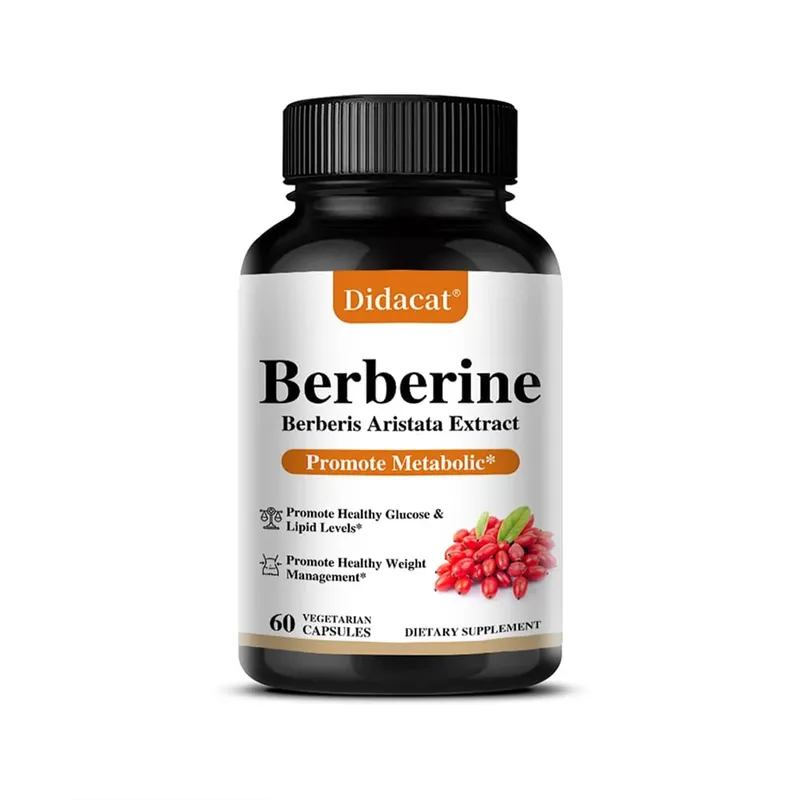 Berberine 500 Mg Dietary Supplement - Metabolism Healthy Weight Management Circulatory Health Blood Lipids Blood Sugar — image 9