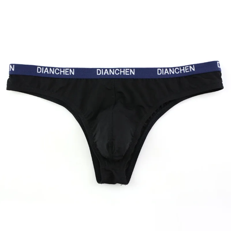 1pc Sexy Men's Elastic Ice Silk Bikini Briefs Shorts Breathable Jockstrap Pouch Underwear Low Waist Man Panties — image 8