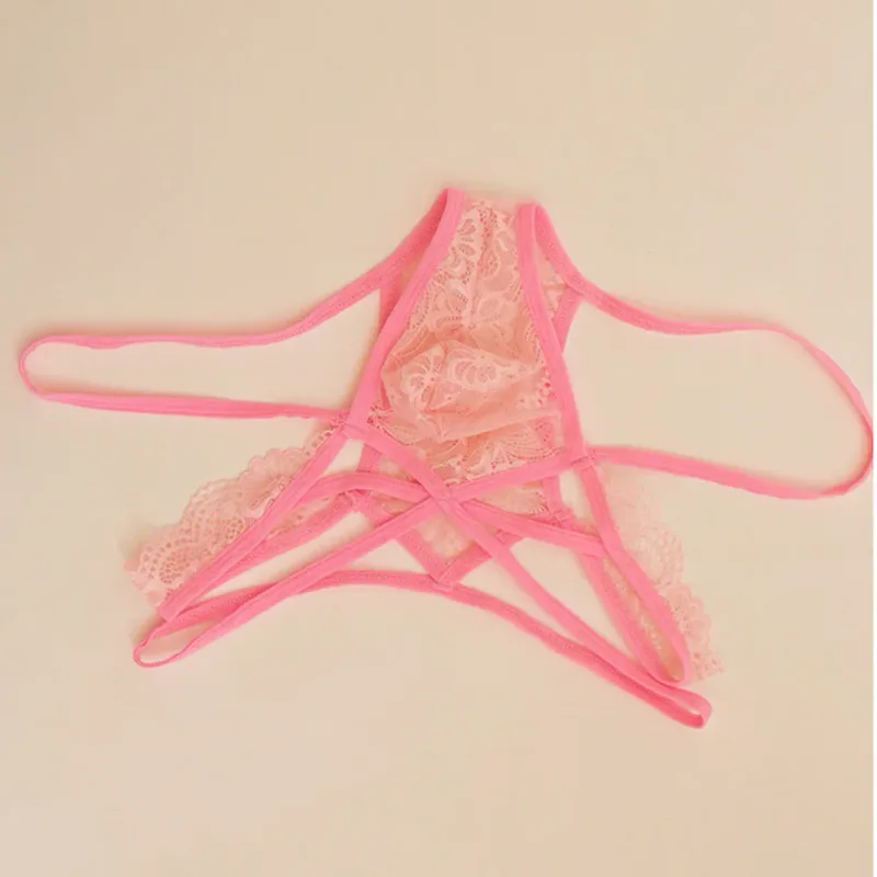 Homens sexy g-string roupa interior sexy toy masculino transparente para lingerie renda femboy bulge bolsa cintura baixa tanga calcinha masculina de verão