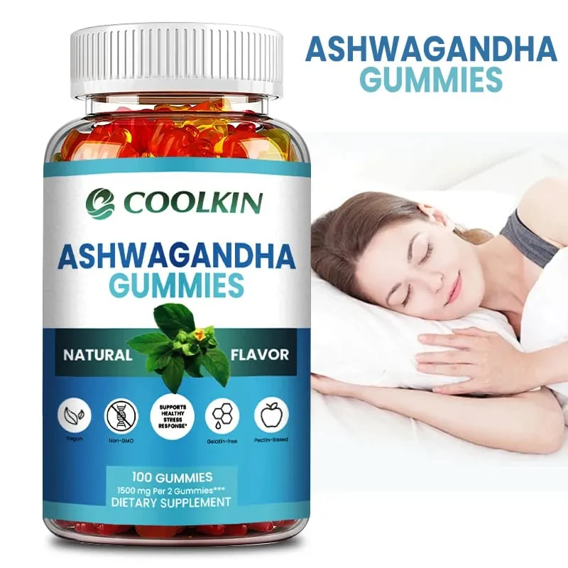 Ashwagandha Gummies - Relieve Stress Improve Concentration Promote Brain and Energy Balance and Improve Sleep Health — image 2