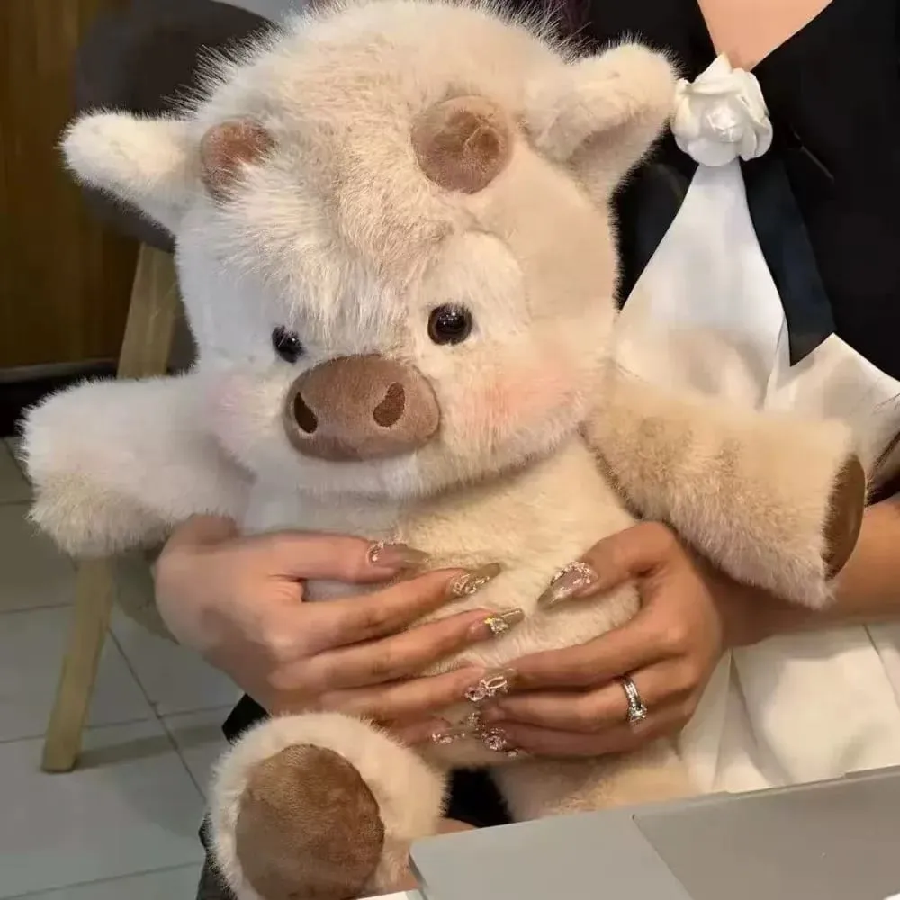 Creative Gift Soft Pig Stuffed Animal Plush Pillow Cute Emotional Support Stuffed Animals Plush 17.7inch Plush Pillow — image 14