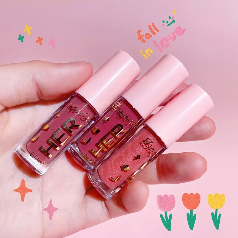 8 Colors Liquid Lipstick Waterproof Moisturizing Long Lasting Shiny Lip Gloss Natural Makeup Jelly Lip Glaze Shimmer Cosmetics — image 7
