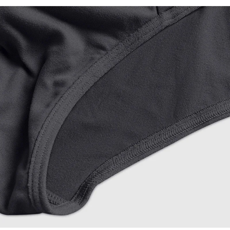 5Pcs Men Underwears Ventilate Men's Briefs Breathable Male Large Size L-5XL Comfortable Solid Underpants Fashion Boy Panties — image 6