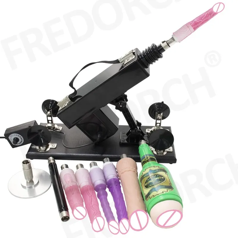 Sex Machine for Woman Adjustable Masturbating Pumping with 3XLR Accessories Sex Gun Love Machine for Men Adult Toys
