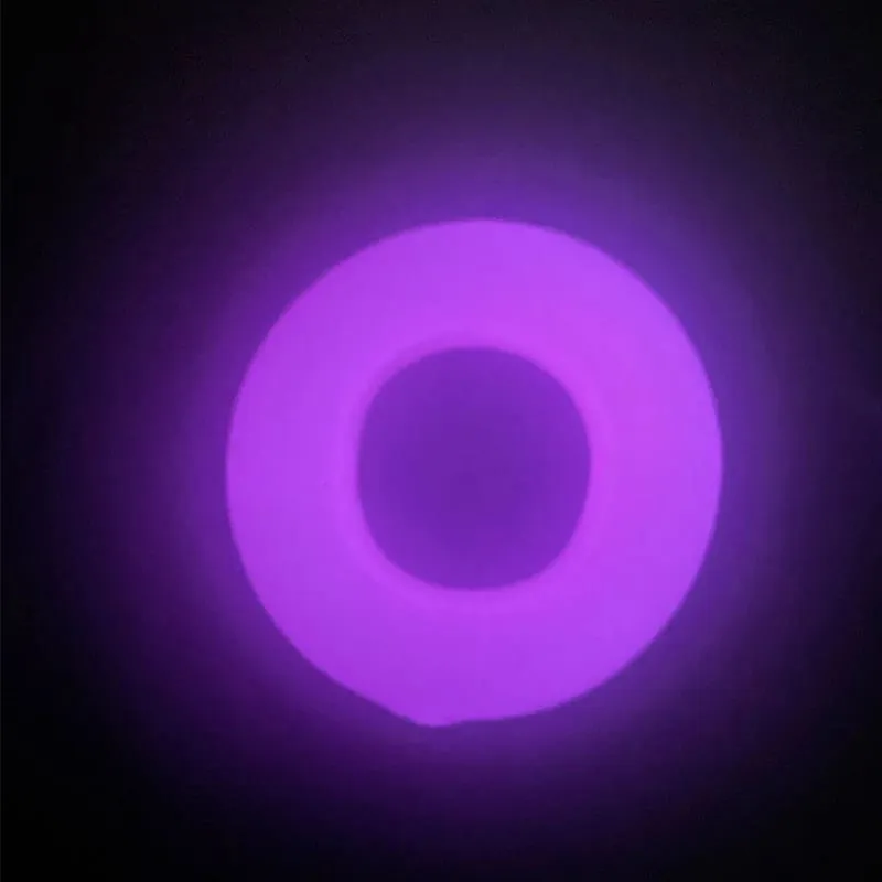 Luminous TPE Stretchy Penis Ring Transparent Jelly Cock Ring Classic Erection Enhancing Delay Ejaculation Adult Sex Shop For Men — image 9