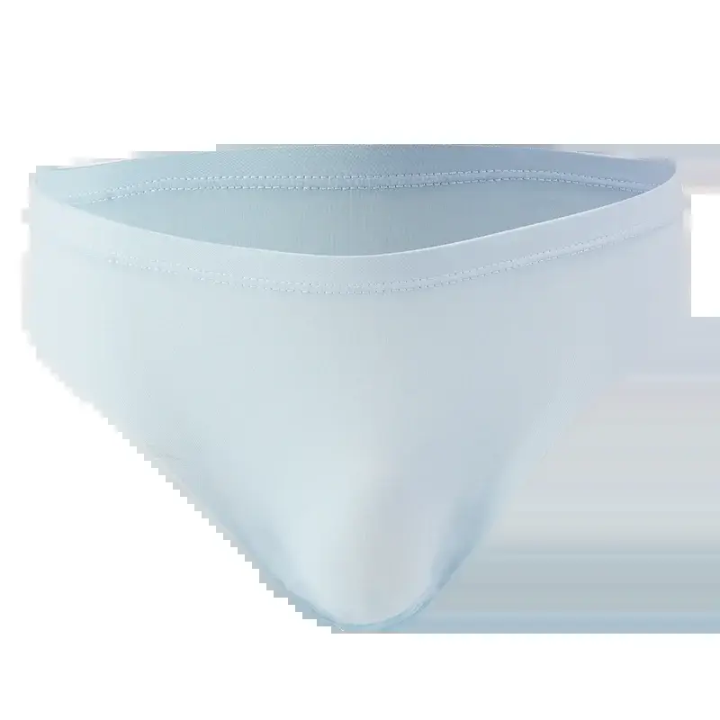 3 STK Herr sommar Cool Ice Silk Underkläder Ultratunna Sexiga genomskinliga triangeltrosor Bekväma ventilerande kalsonger Underkläder — image 7