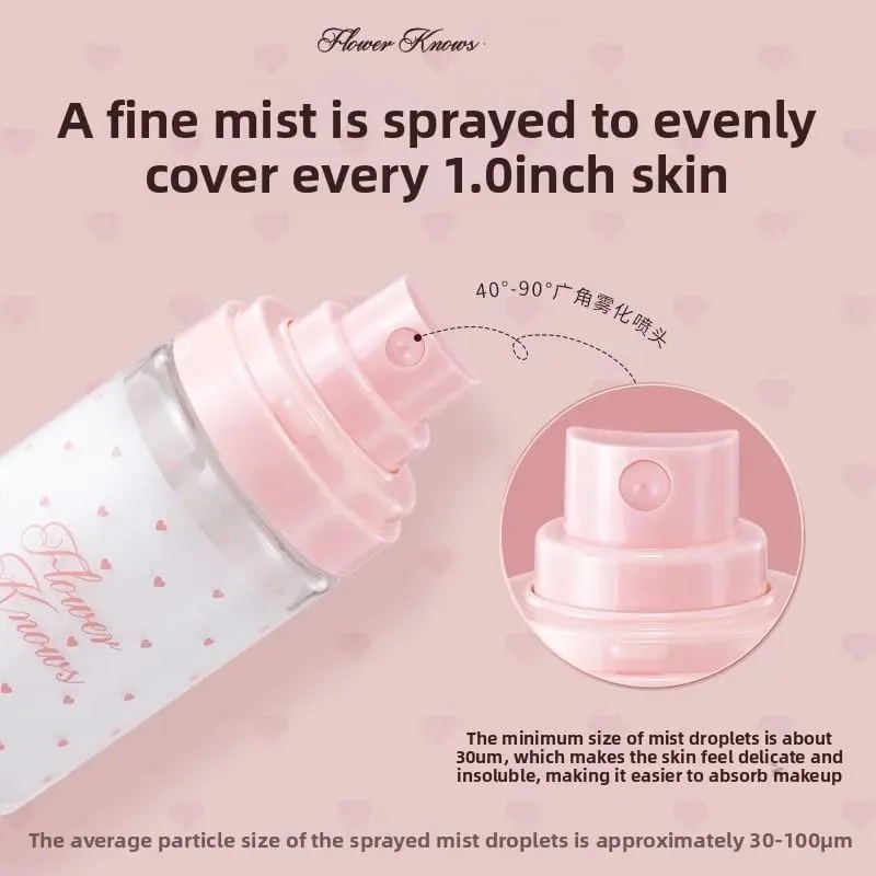 Flower Knows Makeup Moisturizing Essence Setting Spray Primer Skin Care Products Hydrating Face Mist All-Day Moisturizing Spray — image 6