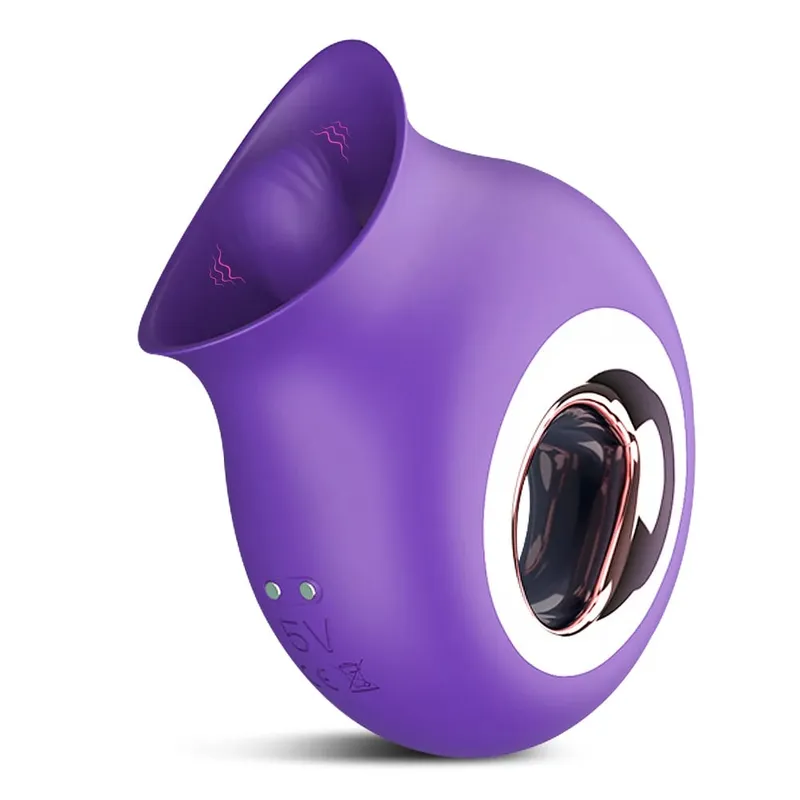 9 Vibration Modes Tongue Licking Nipple Vagina Orgasm Sucking Massager Stimulating Sex Toy Adult Products Masturbator for Women